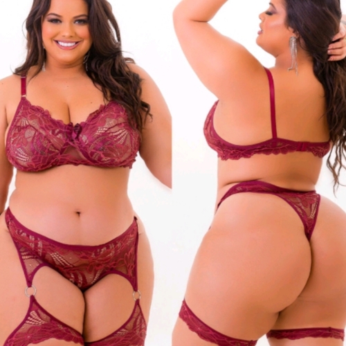 imagem CONJUNTO GLADIADORA PLUS SIZE SEM BOJO COM ARO