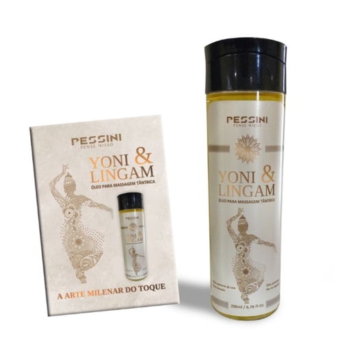 imagem YONI & LINGAM ÓLEO PARA MASSAGEM TÂNTRICA 200ML 